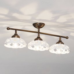 Ceramiche Emanuel ceiling light, ceramic, 3-bulb