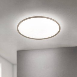 ORION LED ceiling lamp Kant, Ø 80 cm, khaki, CCT, metal/plastic