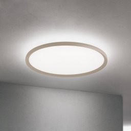 ORION LED ceiling lamp Kant, Ø 60 cm khaki, CCT metal/plastic