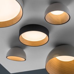 Vibia Duo 4876 slanted LED ceiling light, white