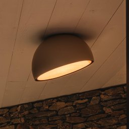 Vibia Duo 4876 slanted LED ceiling light, cream
