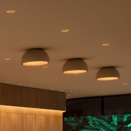 Vibia Duo 4874 LED ceiling light, cream