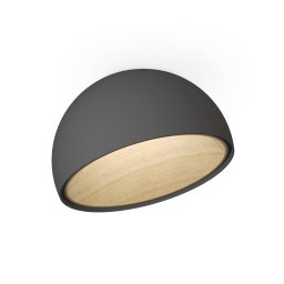 Vibia Duo 4876 slanted LED ceiling light, graphite