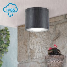 ORION Sputnik LED downlight IP65 Ø 14.5 cm black