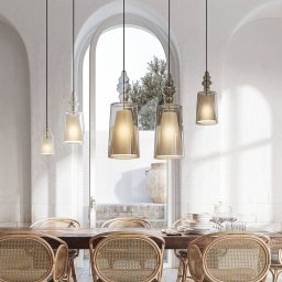 Karman pendant light Alibaglass Small, transparent, Ø 11 cm