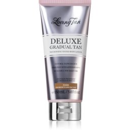 Loving Tan Deluxe Gradual Tan Nourishing Body Milk for deeper tan shade Dark 150 ml