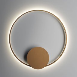 Fabbian Olympic LED wall lamp 3,000K Ø80cm bronze