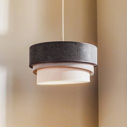 Duolla Pendant light Pastel Trio dark grey/grey/light grey