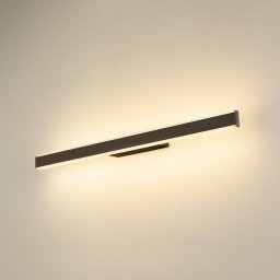 SLV LED bathroom wall light One Linear, 70 cm, black, CCT