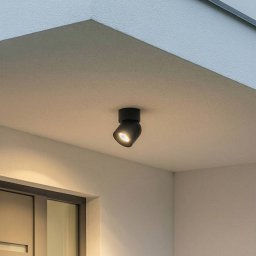 Nowodvorski Lighting Oscar downlight, black, aluminium, height 13.5 cm, GU10