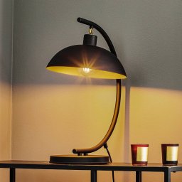 ALDEX Table lamp 1036, 1-bulb, black-gold