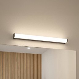 Paulmann LED wall lamp Arneb, black, 59 cm, 3,000 K, IP44