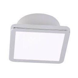 LightMe Aqua Uno ceiling light, 11 x 11 cm, chrome, IP44
