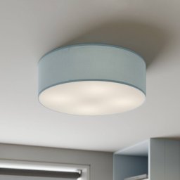TK Lighting Rondo ceiling light, blue, Ø 45 cm