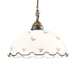 austrolux Nonna flower hanging lamp Ø 30 cm 1-bulb green