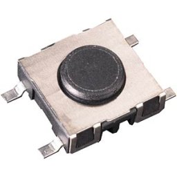 SCHURTER TASTER 1600.11 - SMD pushbutton, surface mounting, height 4.7 mm