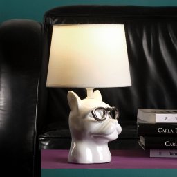 ONLI Table lamp Biagio, white, ceramic, 29 cm high, E14