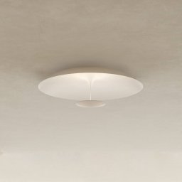 Karman LED ceiling light BLANCO, Ø 60 cm, white, metal