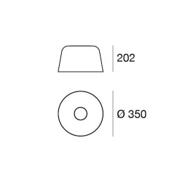 Linea Light Delfi_S LED ceiling light, white, Ø 35 cm, metal