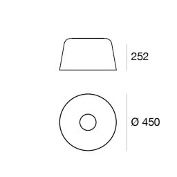 Linea Light Delfi_S LED ceiling light, white, Ø 45 cm, metal