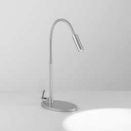 Egger Licht EGG DLS Zooom LED table lamp, flex arm, platinum-coloured