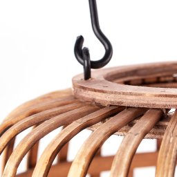 Brilliant Woodrow table lamp, handle, rattan, light brown