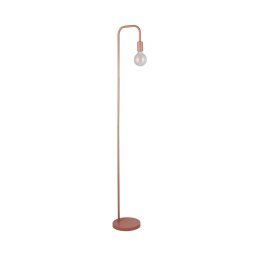 Searchlight Amiel floor lamp, pink, metal, 155 cm, E27