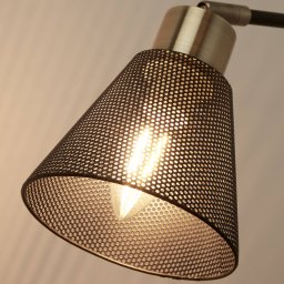 Searchlight Sepanta wall light, black/brass, metal, height 21 cm, E14
