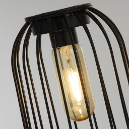 Searchlight Solar LED patio light Tahoa, 35 cm, grey, rattan, IP44