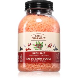 Green Pharmacy Sandalwood & Patchouli Bath Salt Relaxing Bath Salt 1000 g