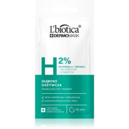 L’biotica DermoMask H 2% Deep Nourishing Mask for the face 8 ml