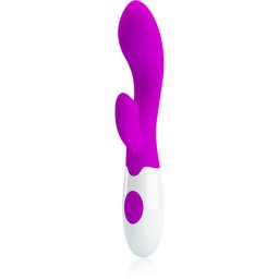 PRETTY LOVE Brighty vibrator with clitoral stimulator battery-powered 20 cm