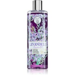 Bohemia Gifts & Cosmetics Flower Line Lavender Washing Gel for Body and Hair 4-in-1 400 ml