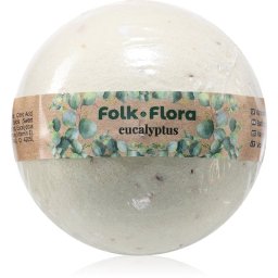Folk & Flora Eucalyptus Bath Bomb with soothing effect 130 g