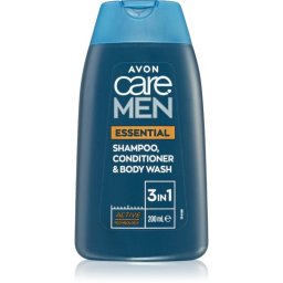 Avon Care Men Essential 3 in1 Shampoo, Conditioner & Body Wash 200 ml
