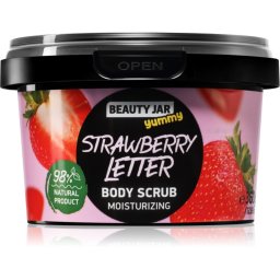 Beauty Jar Yummy Strawberry Letter Gentle Scrub with moisturising effect 360 g