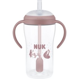 NUK Perfect Match Bear bottle with straw 8m+ 260 ml