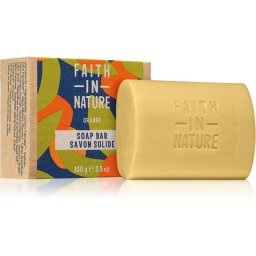 Faith In Nature Hand Made Soap Orange Natural Bar Soap 100 g