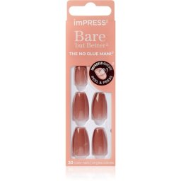 KISS imPRESS Bare but Better False Nails self-adhesive Flare 30 pc