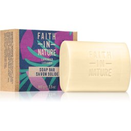 Faith In Nature Hand Made Soap Lavender Natural Bar Soap with lavender fragrance 100 g