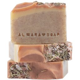 Almara Soap Natural Peeling Walnut Natural Bar Soap with exfoliating effect 90 g
