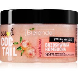 Bielenda Coctail Scrub Peach + Kombucha Body Scrub with moisturising effect 350 g