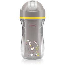 Chicco Sport Cup 14m+ Cup with straw Grey 266 ml