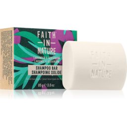 Faith In Nature Lavender & Geranium Organic Shampoo Bar with lavender 85 g
