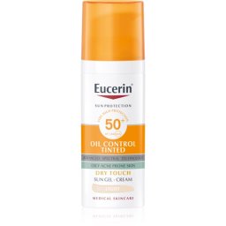 Eucerin Sun Oil Control Tinted Sun Gel Cream SPF 50+ shade Light 50 ml