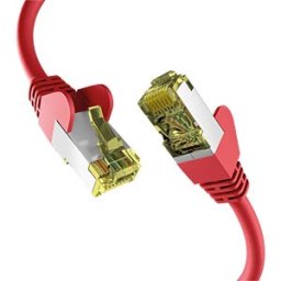 EFB-ELEKTRONIK EFB EC020200048 - Patch cable, Cat.6a, S/FTP PiMF, 0.50 m, red