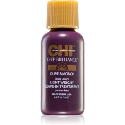 CHI Brilliance Shine Serum Lightweight Leave-in Ttreatment Light Serum for shiny and soft hair 15 ml