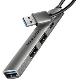 AXAGON AXG HUE-STA - USB 3.0 4-port hub, 2x A, 2x C, USB-A cable, 12 cm