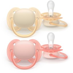 Philips Avent Ultrasoft SCF091/38 0-6 m dummy Girl 2 pc