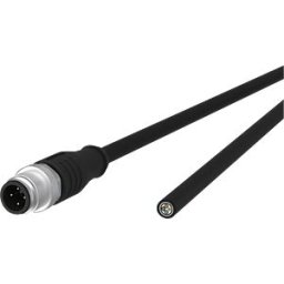 METZ CONNECT MC 142MFA10010 - Sensor cables, M12, 4-pin, male > open end, 1 m